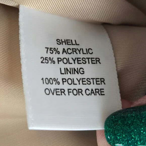 Relativity EUC crop leopard faux fur coat jacket 10 petite brown tan - Picture 15 of 17